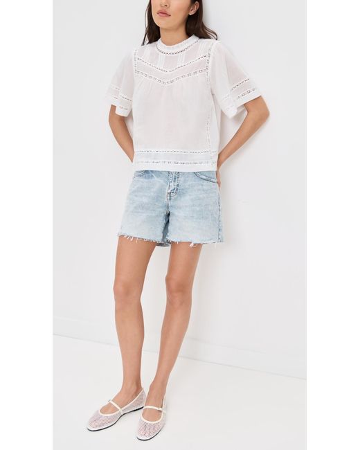 DAZE Blue Crossroad Shorts