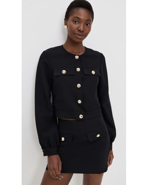 Amanda Uprichard Black Nina Jacket