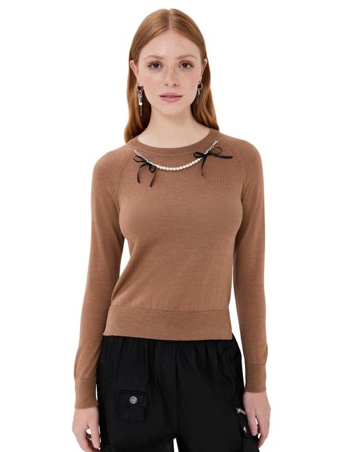 Simone Rocha Black Classic Long Sleeve Sweater