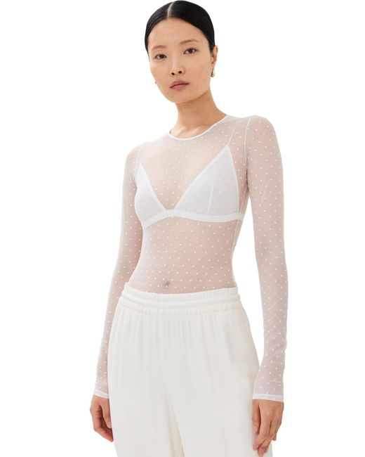 Wardrobe NYC White Wardrobe. Nyc Polka Dot Bodysuit