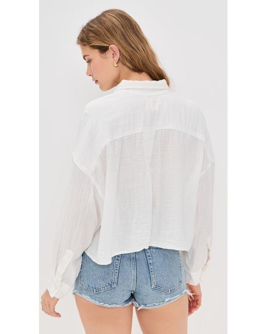 9seed White Formentera Top