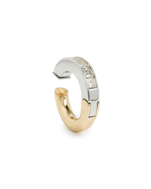 DEMARSON White Lola Ear Cuff