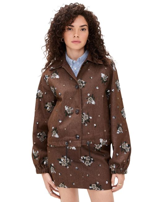 Line & Dot Brown Harriet Jacket