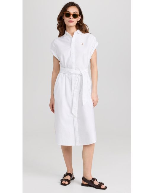 Polo Ralph Lauren White Oxford Day Dress