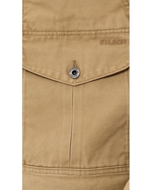 Filson Natural Rustic Canvas Journeyman Jacket for men
