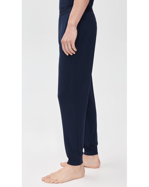 Calvin Klein Blue Ultra Soft Modal Sleep Jogger Pants for men