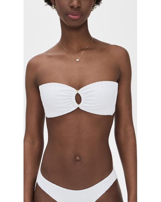LSPACE Brown Jasper Bikini Top