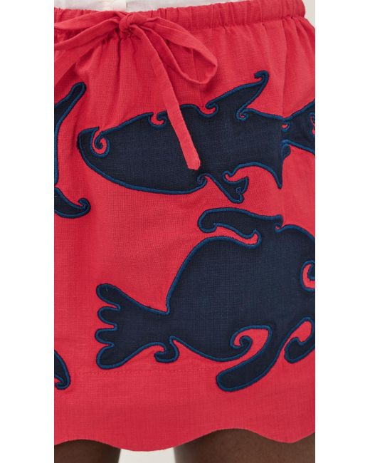 Sixxta Red Marea Skort
