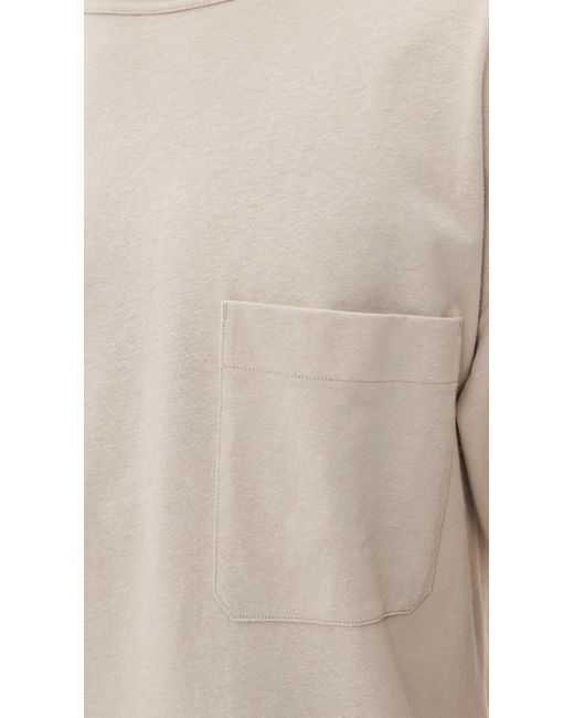 Lemaire Natural Boxy T-Shirt for men