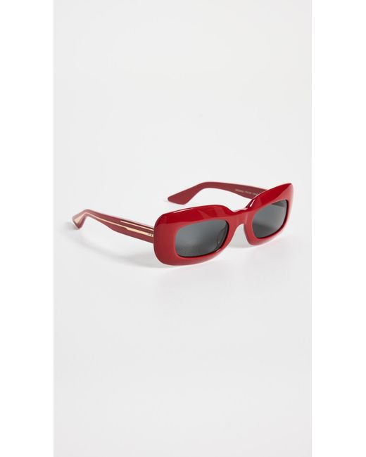 Oliver Peoples Red Oliver Peoples X Khaite 1966C Rectangular Sunglasses