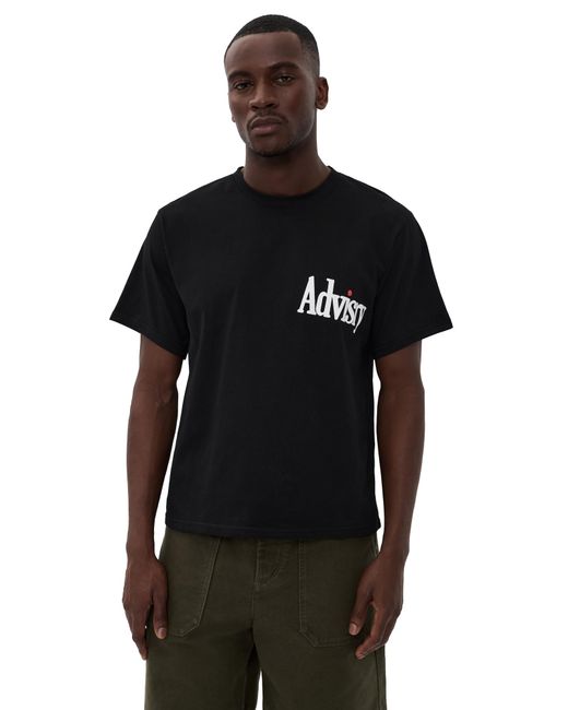 Advisry Black Dot Logo Tee for men