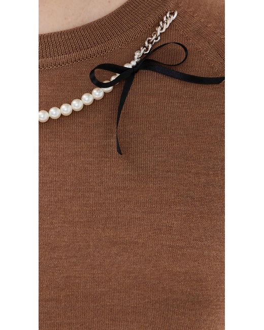 Simone Rocha Black Classic Long Sleeve Sweater