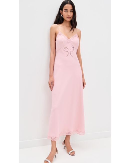 LoveShackFancy Pink Manuela Dress