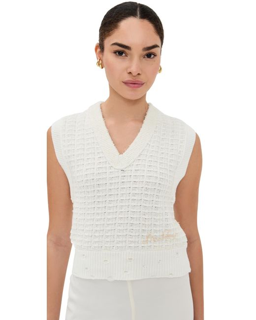 Jonathan Simkhai White Holdyn Top