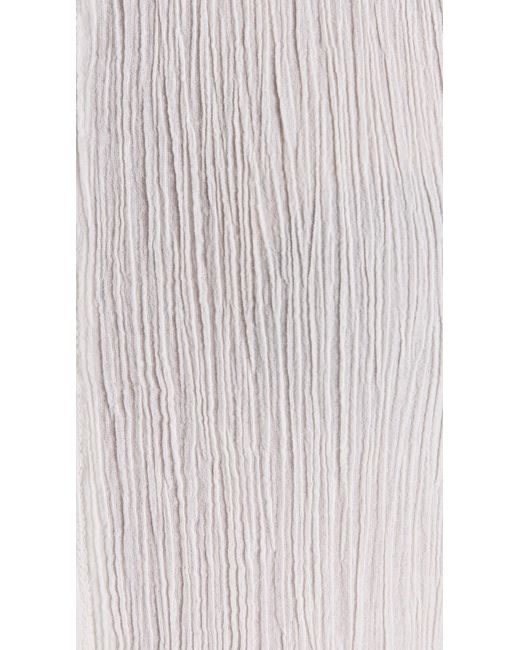 Madewell Multicolor Madewe Crinke Cotton Seeveess Open-back Midi Dress Ighthouse X