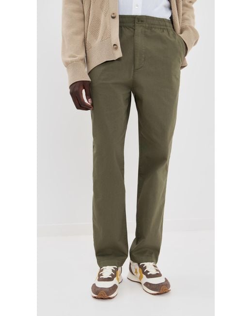 Lacoste Green Regular Fit Pull On Chinos for men