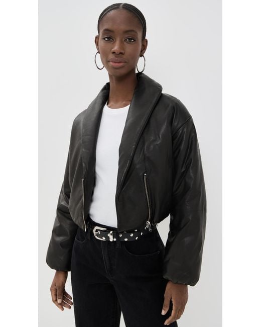 IRO Black Auxence Leather Jacket