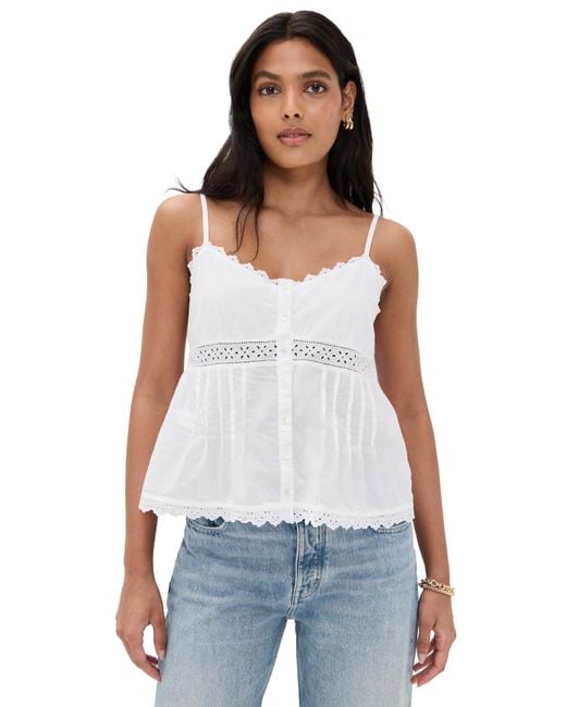 Xirena Anna Tank in White | Lyst