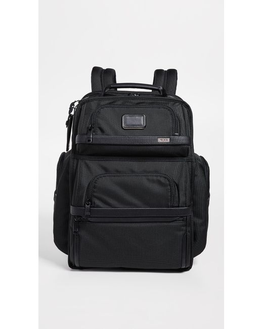 Tumi Black Alpha Brief Pack for men