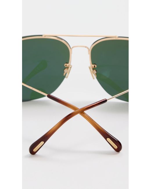 Tom Ford Green Mackenzie-02 Sunglasses