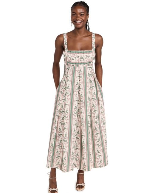 Agua by Agua Bendita Hortensia Golondrina Midi Dress Lyst