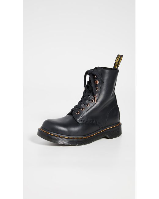 dr martens black pascal 8 eye boot boots