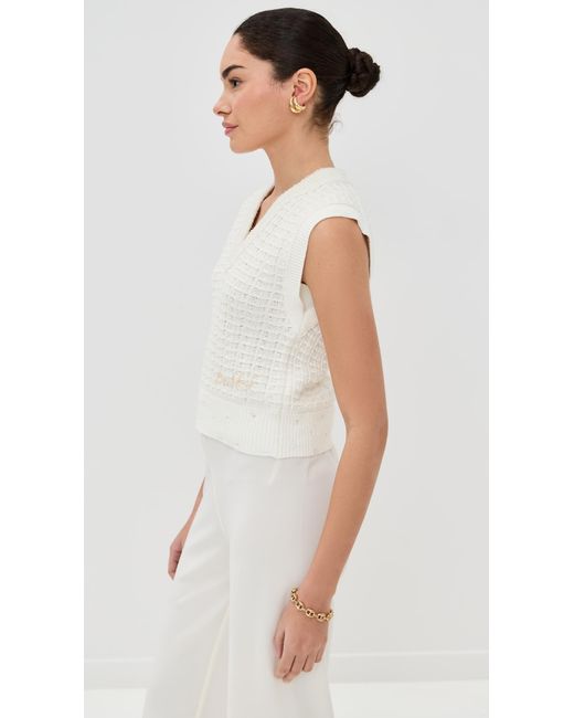 Jonathan Simkhai White Holdyn Top