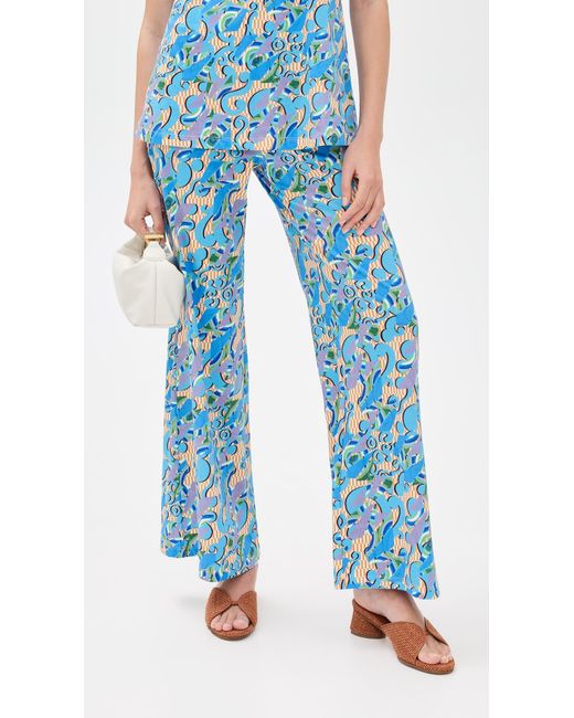 De Loreta Blue Sur Pants