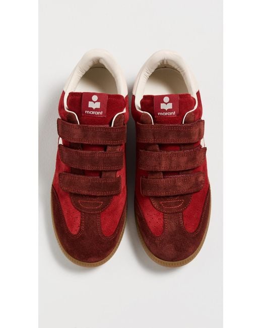 Isabel Marant Red Beth Sneakers