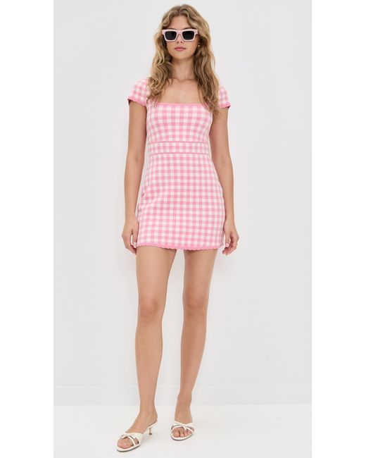 LoveShackFancy Pink Kellen Dress