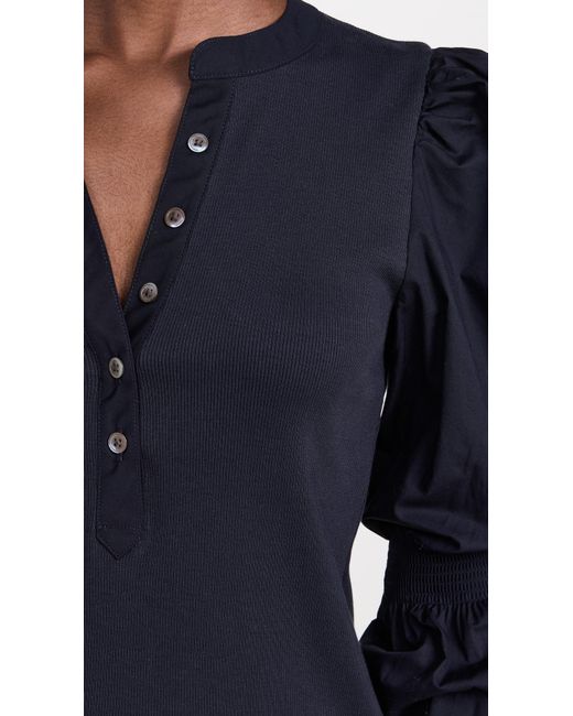 Veronica Beard Blue Effy Top