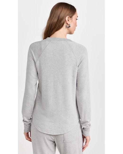 Splits59 White Warm Up Pullover