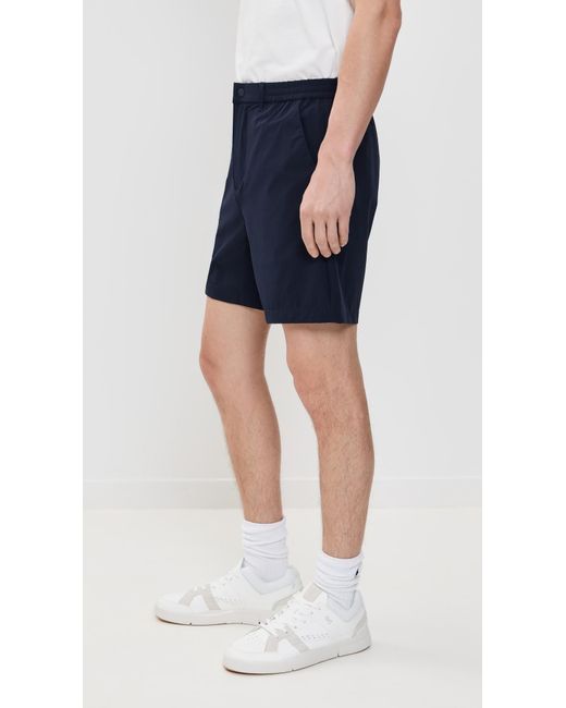 Quiet Golf Black Monogram Tech Shorts 7.75 for men
