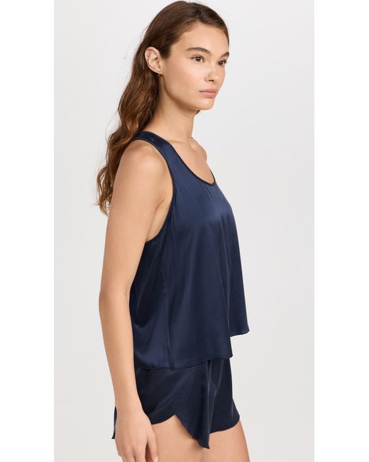 Lunya Blue Washable Silk Tulip Back Set