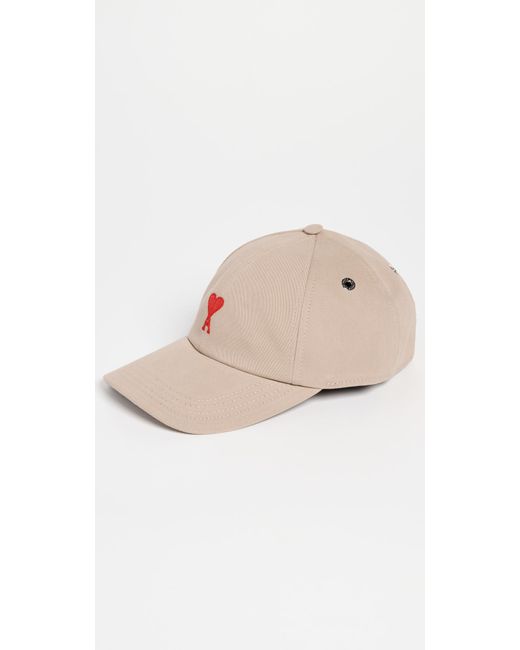 AMI Natural Red Adc Embroidery Cap