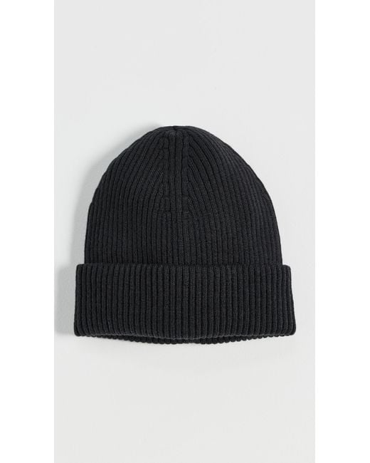 Our Legacy Black Knit Beanie for men