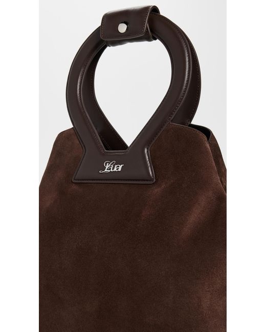 LUAR Brown Brooke Suede Tote