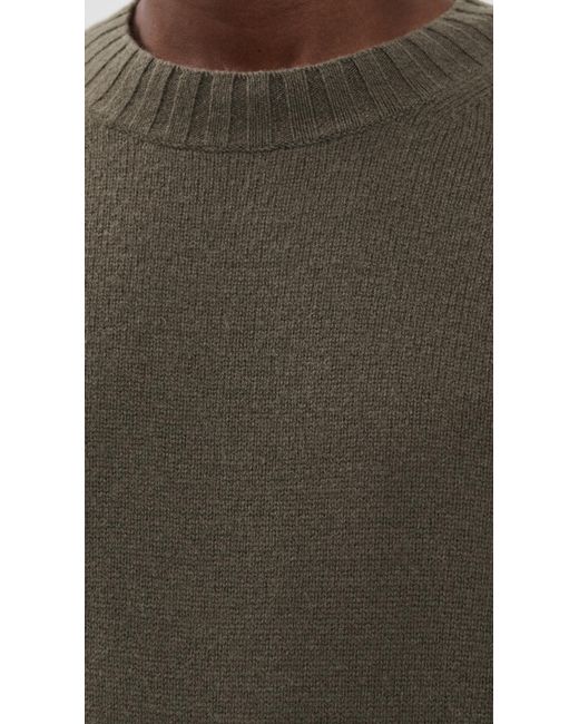Madewell Black Set Wool Crew Sweater for men