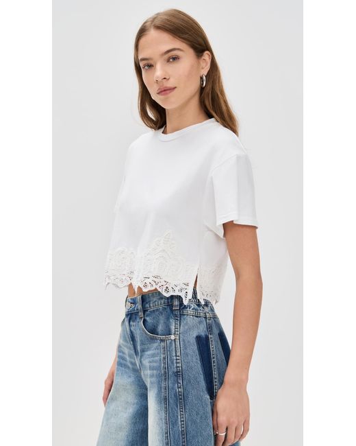 LoveShackFancy Blue Karolin Tee