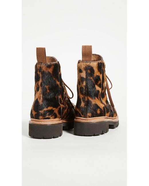 Grenson Nanette Leopard Print Pony Hiking Style Boots in Brown Lyst Canada