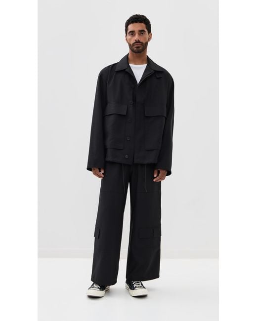 Y-3 Black Uniform Coach Jacket for men