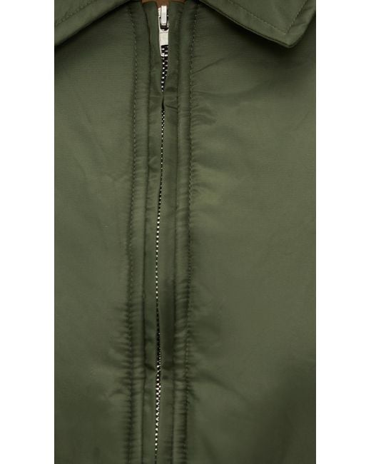 Lioness Green Essential Cropped Bomber