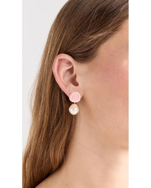 Jennifer Behr Pink Telma Earrings