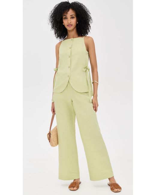 ALIGNE Multicolor Ozais Linen Top