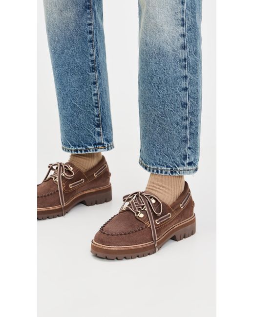 Rag & Bone Brown Cameron Boat Shoes