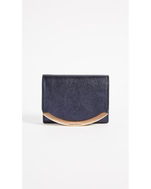 See By Chloé Blue Lizzie Mini Wallet