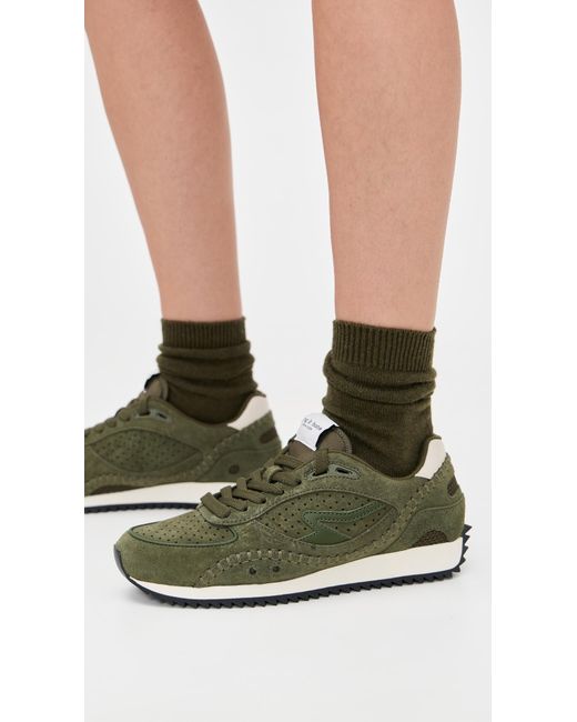 Rag & Bone Green Rb Drift Runner Sneakers