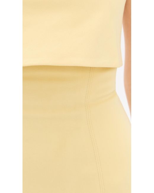 jemma cotton sateen mini dress MISHA Jemma Cotton Sateen Mini Dress in Black