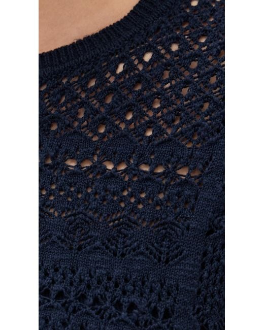 Ba&sh Blue X Suzie Kondi Gilet Sidali Cardigan