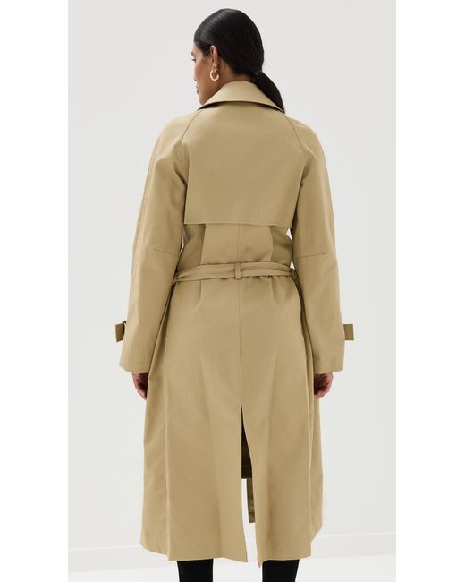 J.W. Anderson Natural Gathered Waist Trench Coat